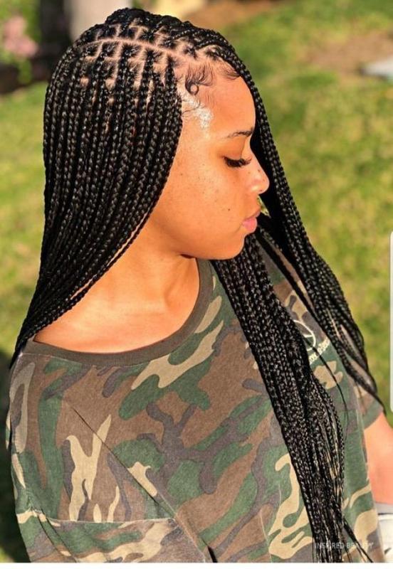 Gorgeous knotless braids