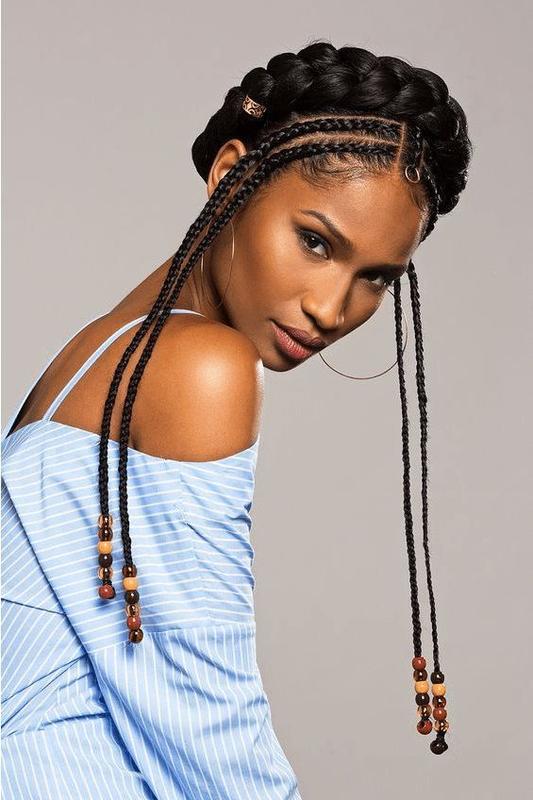 Tribal braids, elegant and bold