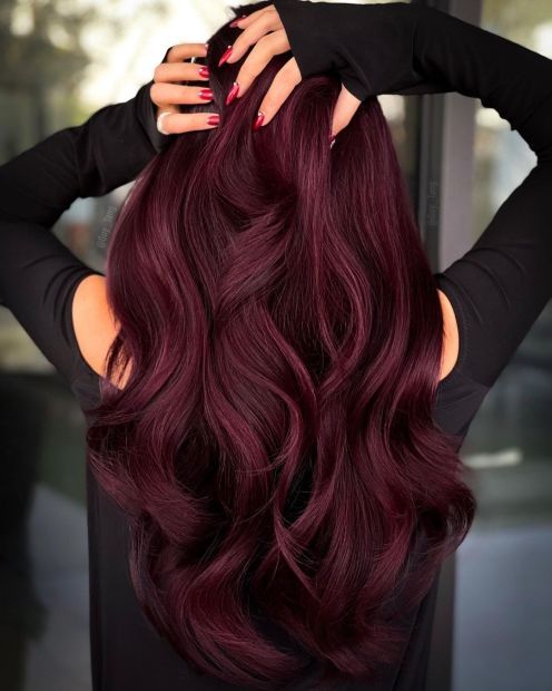 Burgundy Red Hair