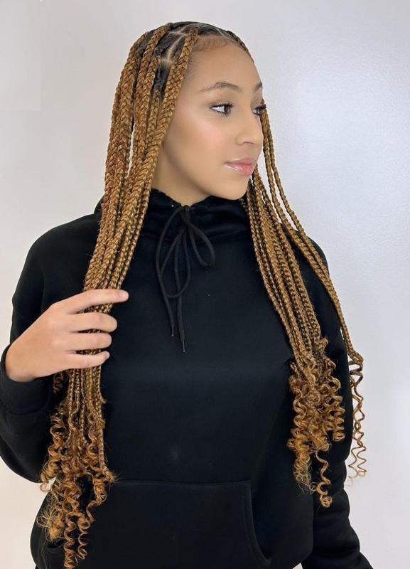 Gorgeous knotless braids