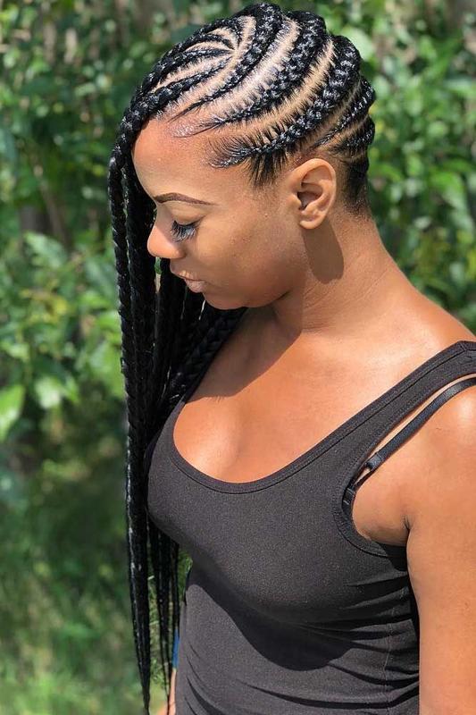 Lemonade braids elegance