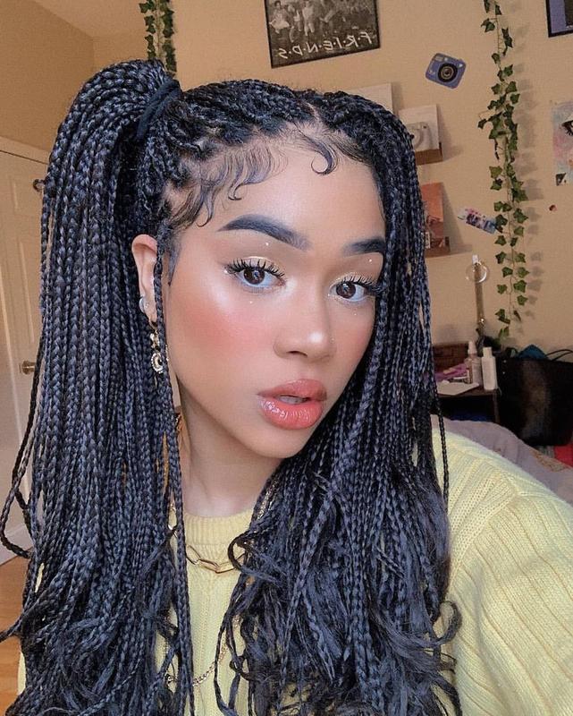 Bob-Length Cornrows