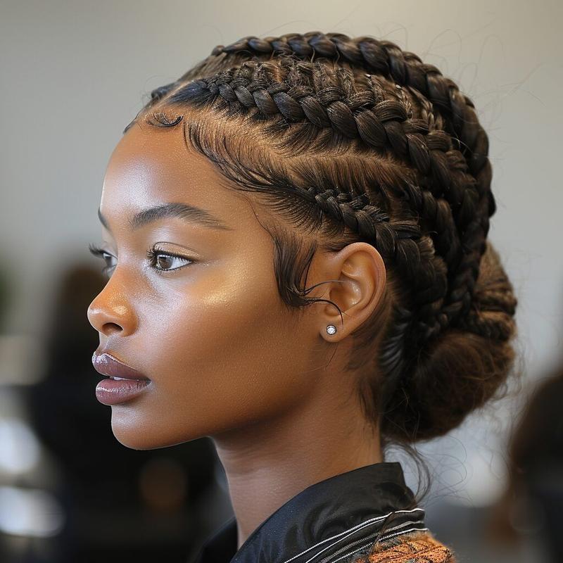 Tribal braids beauty