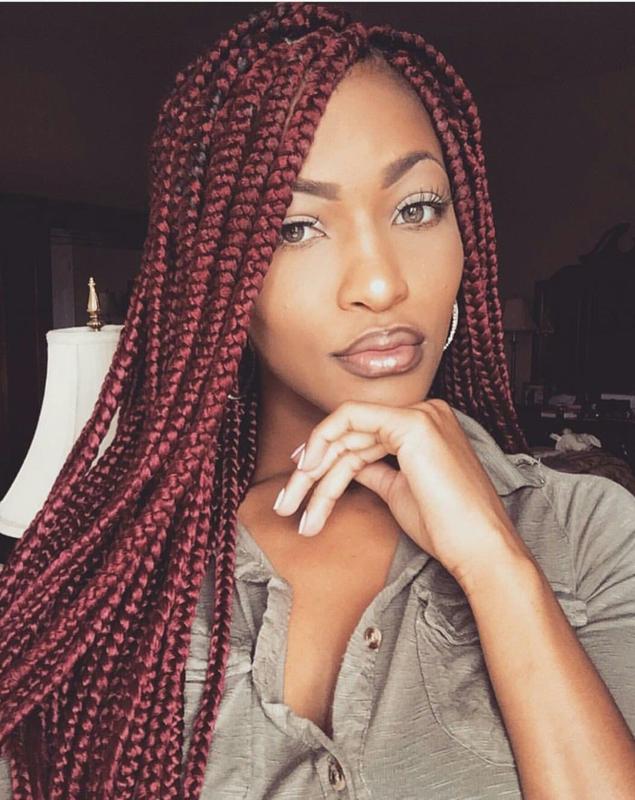 Beautiful box braids