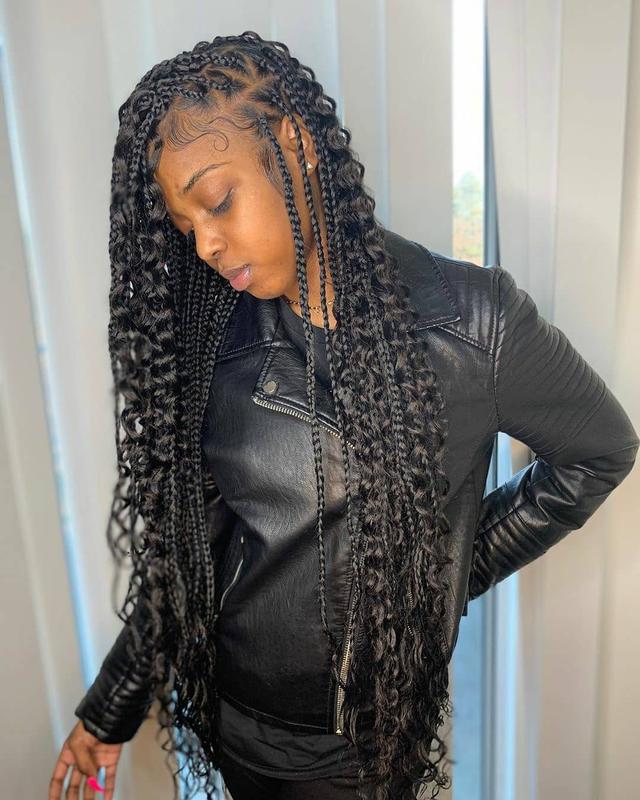 Bold and Beautiful (medium box braids)