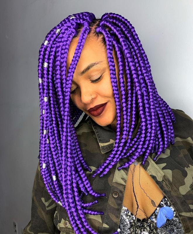 Chic and classy (medium box braids)