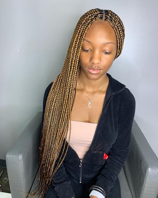 Stunning Small Box Braids