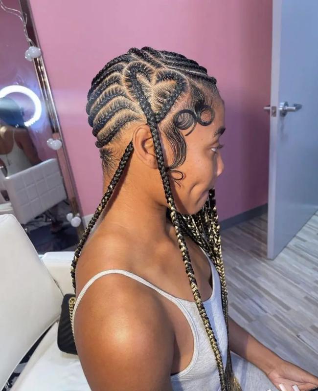 Stylish Lemonade Braids