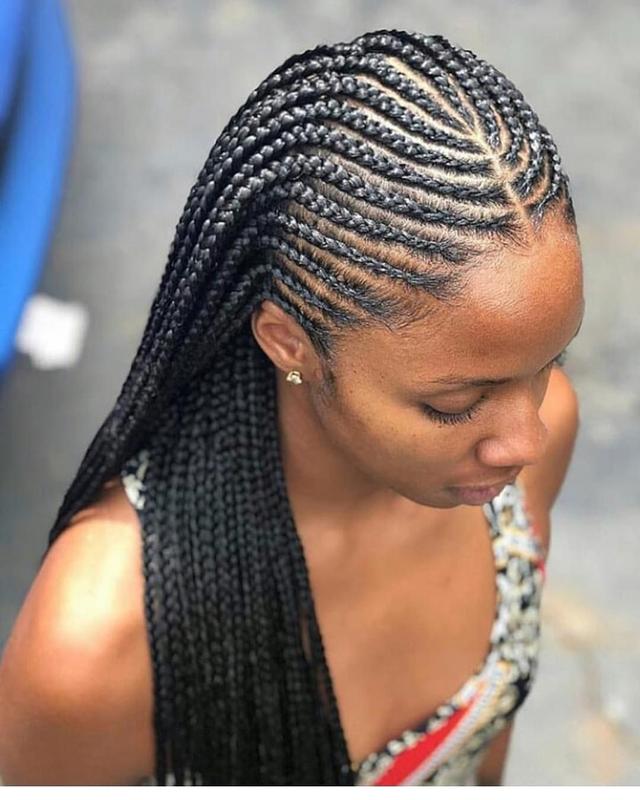 Tribal braids hairstyle