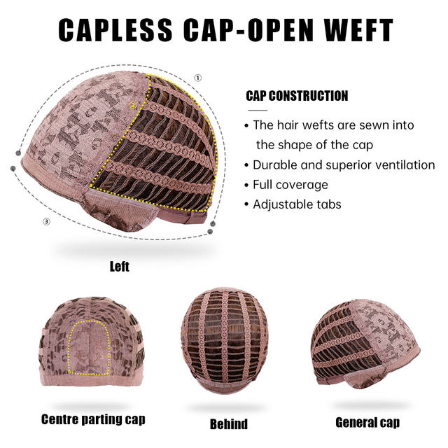 Wefted/Open Cap Wigs