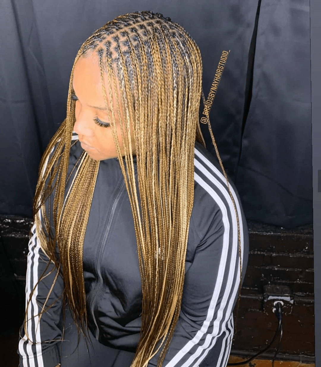 Small box braids