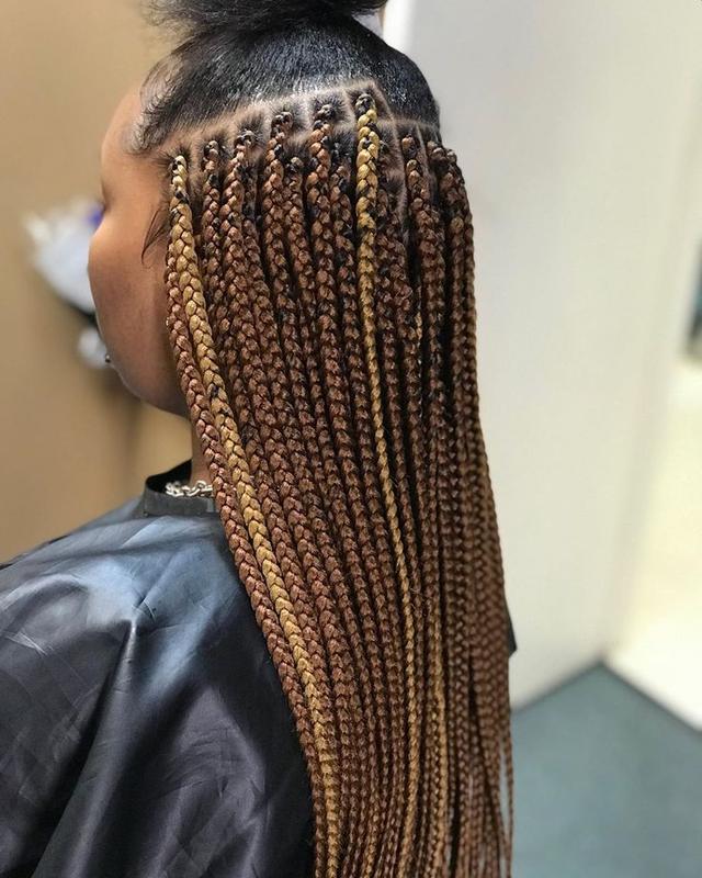 Small box braids