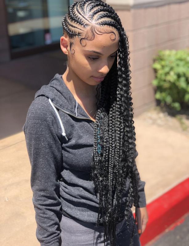 Side lemonade braids