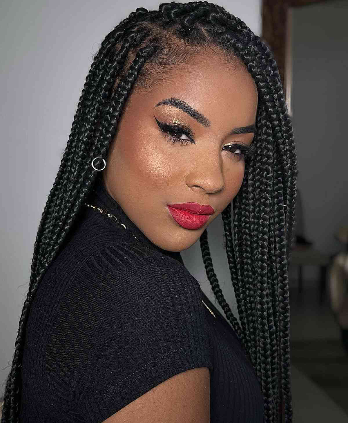 Adorable small box braids