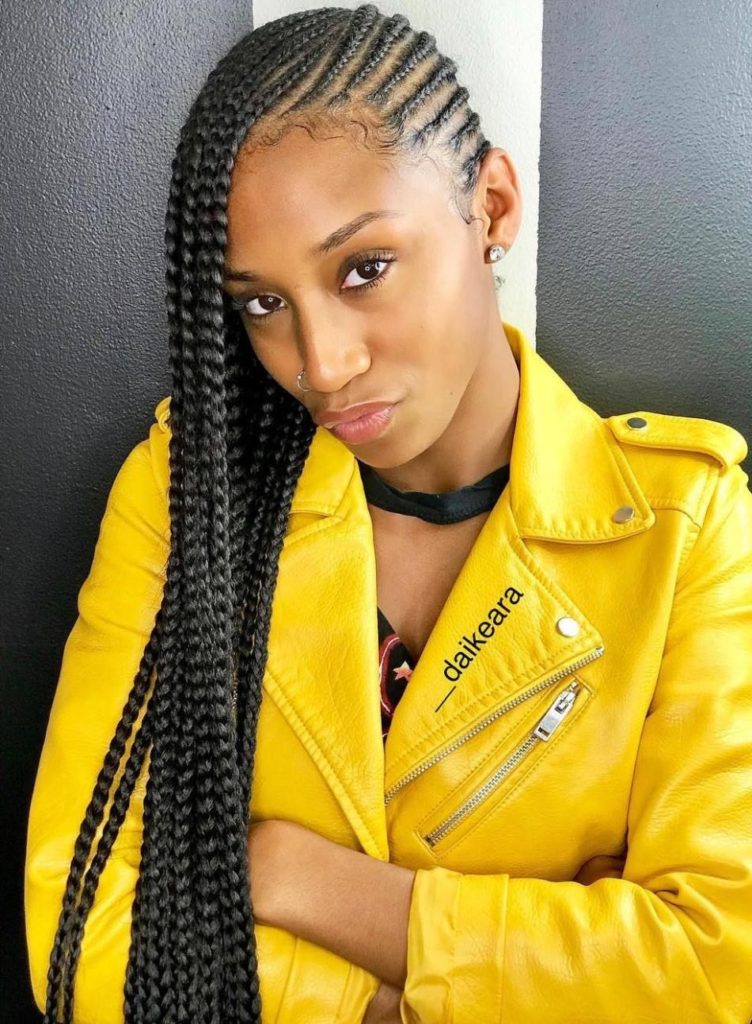 Side lemonade braids