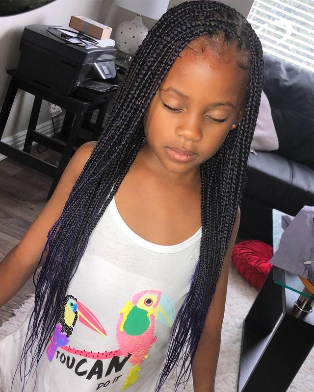 Stunning small box braids