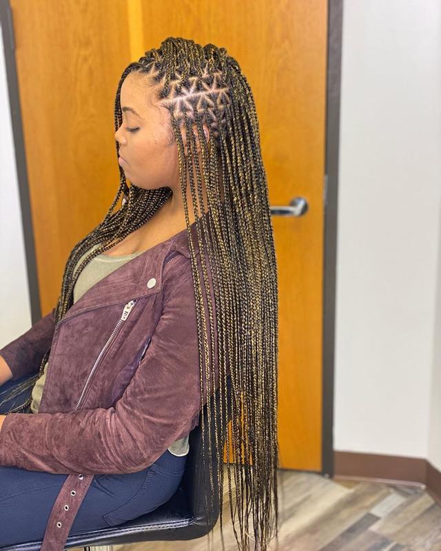 Gorgeous knotless braids