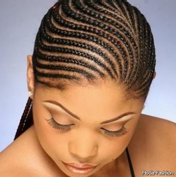 Stylish trending cornrows