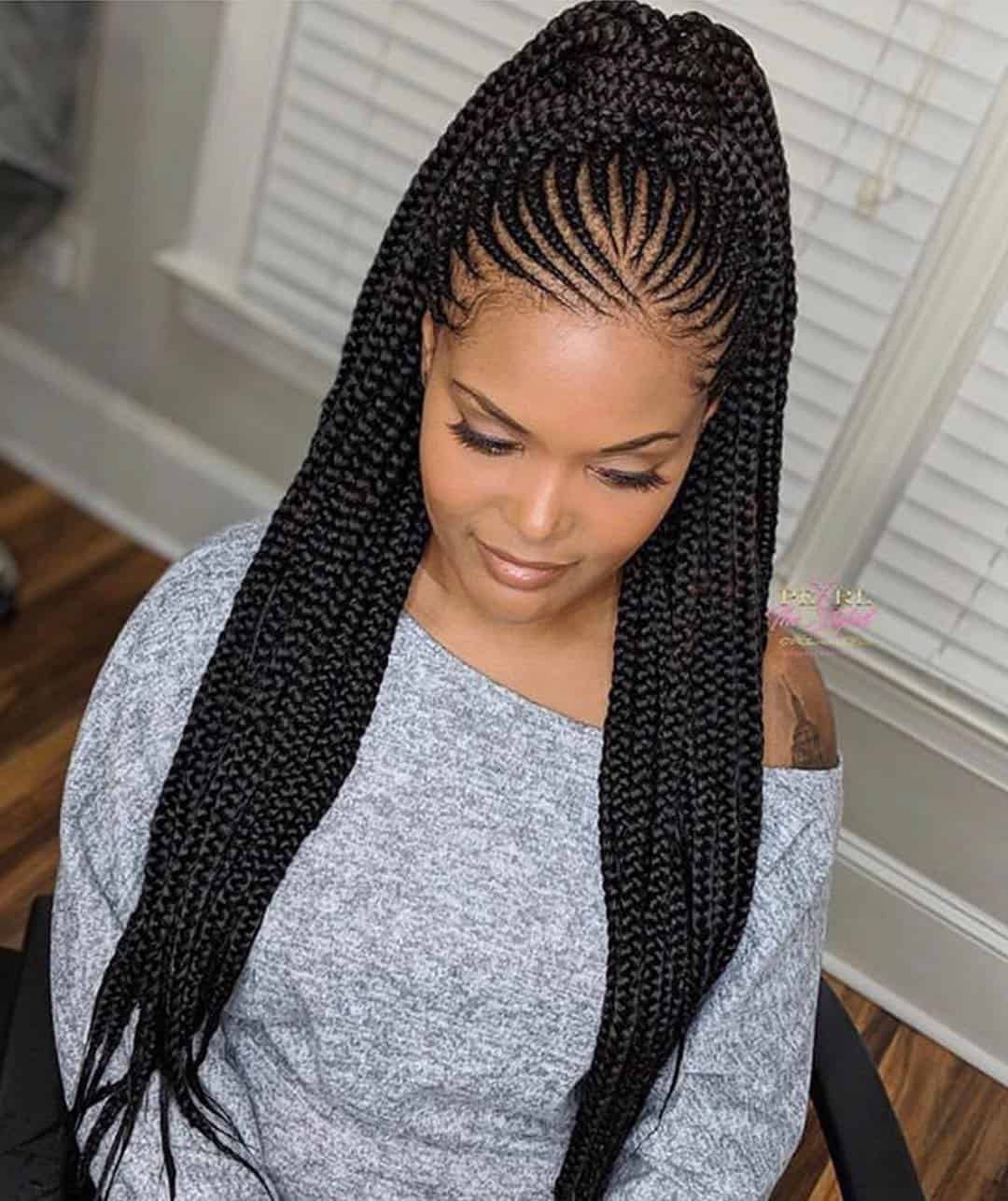 Side lemonade braids