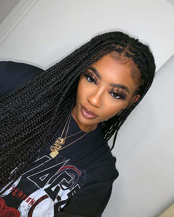 Gorgeous small box braids