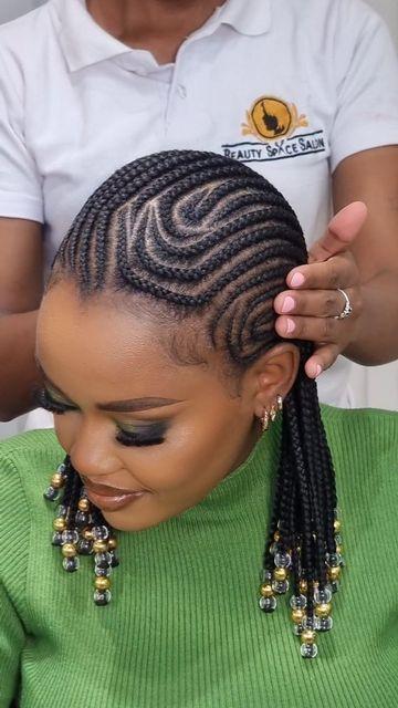 Tribal braids hairstyle