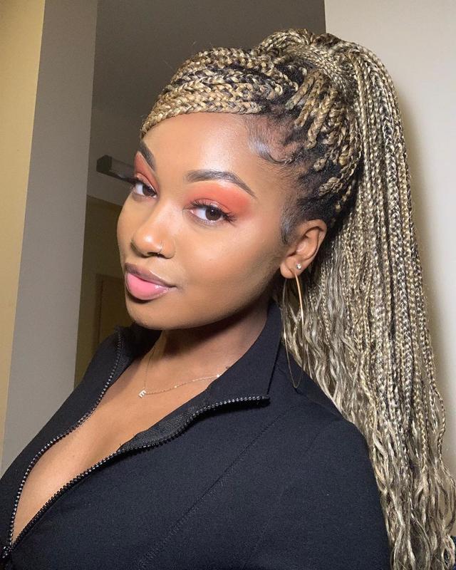 Ponytail Box Braids