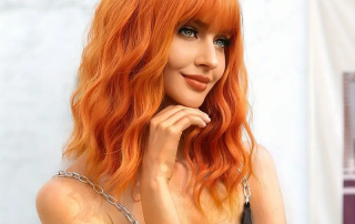 Frizzy Orange Wigs